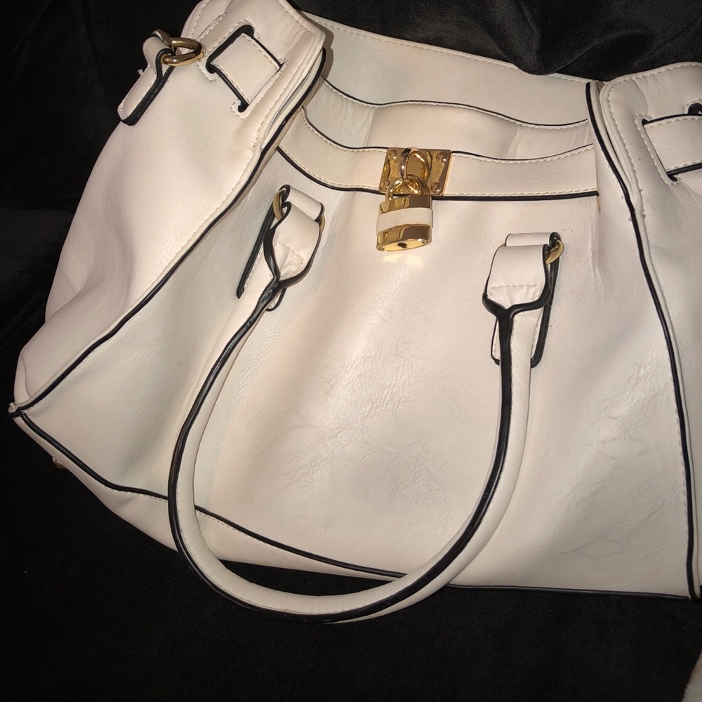 White charming Charlie bag.